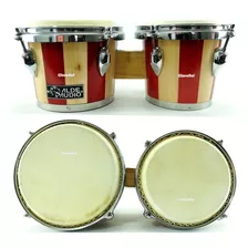 Bongos Alde Audio Medidas 6 PuLG. 15 Cm Y 7 PuLG. 18 Cm Ax