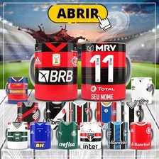 Pack Artes Para Canecas Futebol Times Brasileiros Sublimação