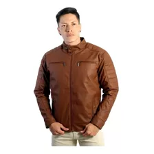 Chompa Para Hombre En Cuerotex 5 Colores Chaqueta Cuero Sint