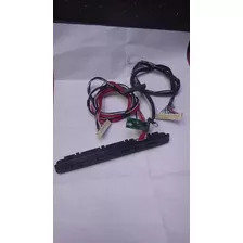 Kit Botão Power Sensor Cabo Lvds Tv Hisense Lhd32d33eu Origi