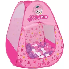 Toca Da Princesa 60 Bolinhas Rosa Barraca Infantil Braskit