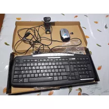 Vendo Teclado Satellite Ak-817+mouse Inalambrico+cámara Pc