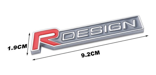Emblema Trasero Volvo S60 S40 R Design V50 C30 Xc90 V40 Foto 6