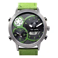 P7017a-011 - Reloj Pegaso P/lona Hombre Doble Hora An