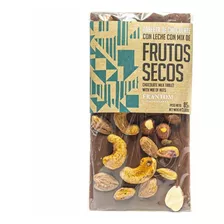 Tableta De Chocolate Leche Con Frutos Secos Frantom X85gr