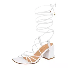 Zapatilla De Tiras Dama Lady One Li-0131 Blanco 22-6 *289 T1