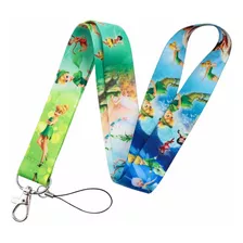 Lanyard Porta Credencial De Campanita De Disney