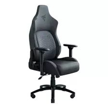 Silla De Escritorio Razer Iskur Gamer Ergonómica Gris Oscuro Con Tapizado De Tela