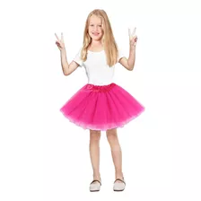 Combo X5 Tutú Falda Niña Ballet Disfraz Princesa Colores Mnr