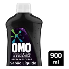 Lava-roupas Líquido Roupas Finas E Delicadas Pretas E Escuras Omo Frasco 900ml