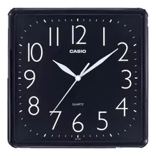 Reloj Pared Casio Iq-06 Analógico Cuadrado 24cm Negro