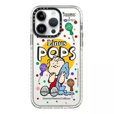 Case iPhone 13 Pro Snoopy Linus Pops Transparente