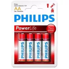 Pilas Alcalinas Philips Aa Pack X 4 Super Oferta!!!