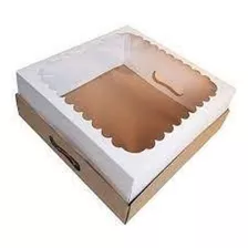 Cajas C/visor Para Desayuno 30x30x12 X10 Uni.