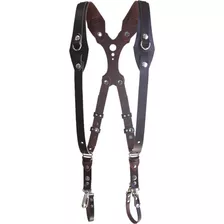 Rl Handcrafts Clydesdale Lite Dual Leather Camera Harness (m