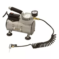 Compresor De Aire Ultra Silencioso Negro (110 V, 1/8 Hp...