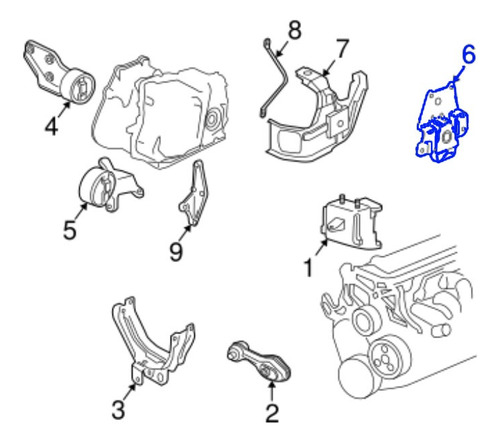 Soporte Transmision Auto Chevrolet Cavalier 1995 - 2005 Foto 5