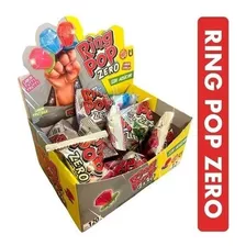  Caramelo Anilllo Ring Pop Zero Caja Contiene 12 Unidades