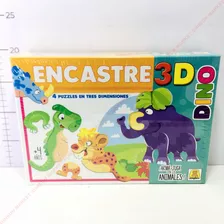  Encastre 3d Dino - Implas 