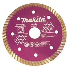 Disco Diamantado Makita D-51057 110mmx20mm (porcelanato) Color Morado