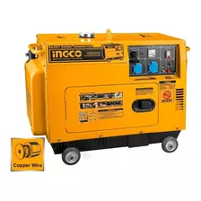 Generador Silencioso Diesel 5.0 Kw Gse50001 Ingco - 