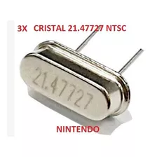 Kit 3xcristais Ntsc Nintendo Nes E Super Nintendo