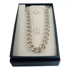 Pulsera Hombre Mujer Plata 925 Groumet Maciza 7mm Jr Joyas