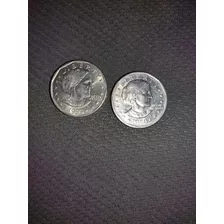 2 Monedas De 1 Dólar De 1979 Y 1999 De Susan B Anthony 