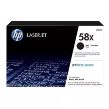 Cartucho Toner P/hp Preto 58x Cf258x/xc Hp Cx 1 Un