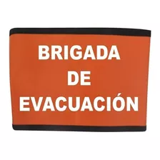 Brazaletes Brigadista Naranja Evacuacion El Mejor 12cm
