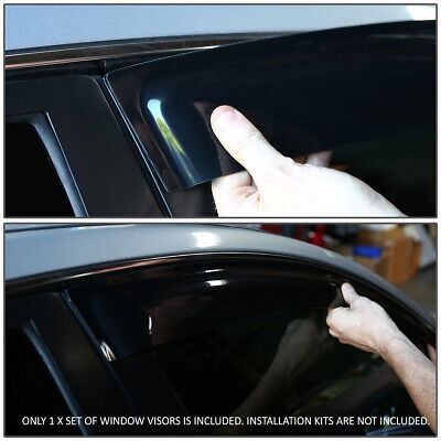 For 06-10 Mazda 5 Premacy Smoke Tint Window Visor Shade/ Sxd Foto 10