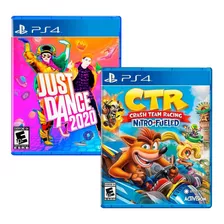 Just Dance 2020 + Crash Team Racing Playstation 4