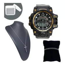 Kit Sport Pallyjane + Corrente + Pulseira + Caixa Brinde