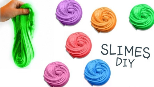 Slime Diy Fluffy Por Mayor/menor/cumpleaños/perfumados/color