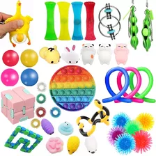 40 Unidades/conjunto Kit De Brinquedos Para Alívio De Estres