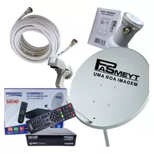 Kit Da Nova Antena Parabólica Completa Do 5g C/ Vt 1000 Hd