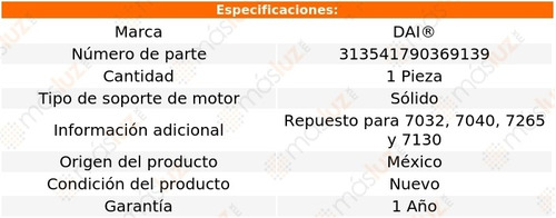 (1) Repuesto Soporte Motor Infiniti I30 V6 3.0l 96/99 Dai Foto 3