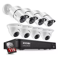 Zosi 720p Hd Tvi 8 Channel Security Camera System 1080n S