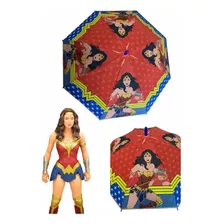 Paraguas De Figuras Dc Wonder Woman Vs Mujer Maravilla Unico