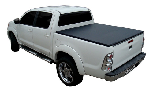 Carpa Plana Lona Toyota Hilux Con Marca Enrolla Riel Alumino Foto 4