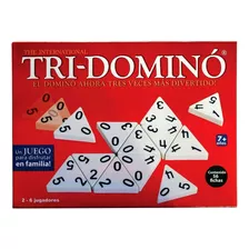 Juego De Mesa Domino Triangular Triple Tridomino Fichas 56 