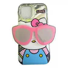 Funda Para iPhone Hello Kitty Con Lentes 3d Mica Incluida