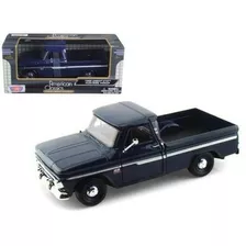 1/24 1966 Chevrolet C10 Fleetside Pickup Azul Motormax