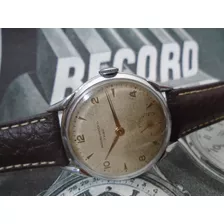 Record Watch By Longines Antigo Big 40 Mm S' 40 Cal 204 Raro