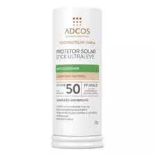 Protetor Antioleosidade Stick Ultraleve Fps50 Peach Adcos