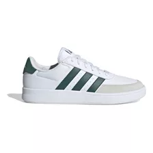 Tenis adidas Hombre Breaknet 2.0 Blanco Con Verde Caballero