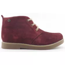 Bota De Gamuza Cuero Clasica Citadina Mara Dama Mujer Pshoes