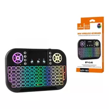 Mini Teclado Keyboard Sem Fio Wireless Iluminado Luz Led