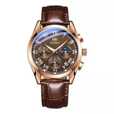 Reloj De Cuarzo Resistente Al Agua Luminoso For Hombre Olevs