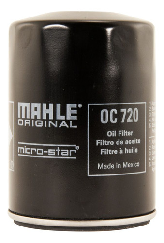 Filtro Aceite Mahle 300zx 3.0 1984 1985 1986 1987 1988 1989 Foto 2